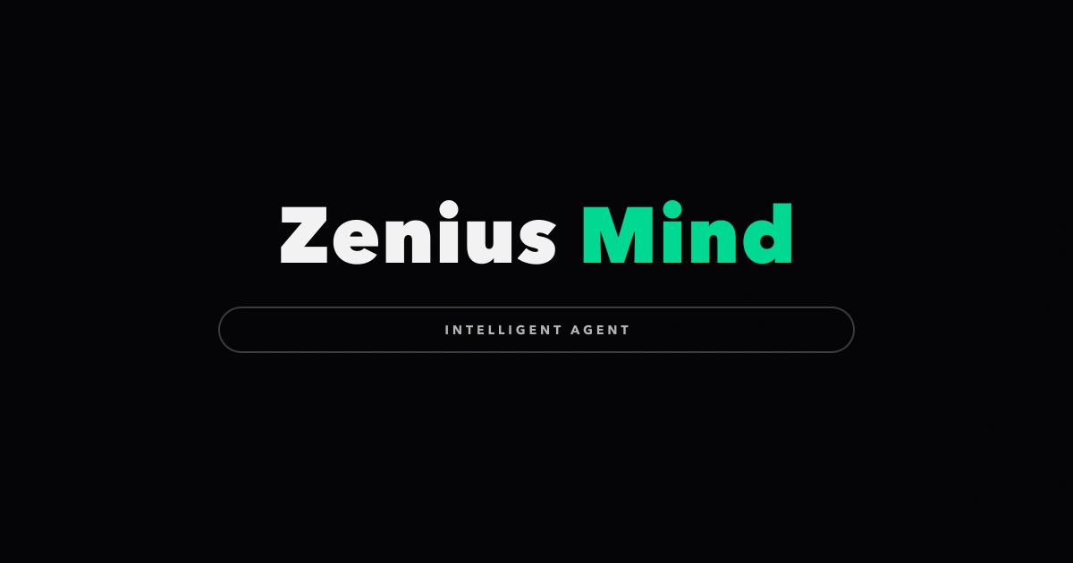 Zenius Mind AI agent workflow planning feature image